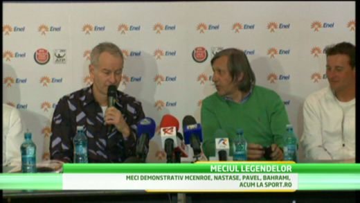 Dialog DEMENTIAL intre zeii Nastase si McEnroe: Mi-ai fost copil de mingi?! Sute de fete au stat cu orele la coada pentru un autograf!
