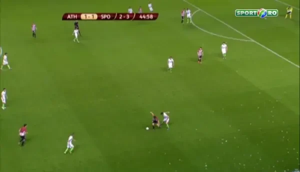 Ibai o aduce pe Athletic in avantaj dupa o faza de tiki-taka a lui Athletic! Pasa decisiva a venit de la Llorente!