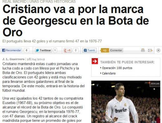 Romanii tin prima pagina a ziarelor din Spania! Daca nu e finala EL, e Dudu Georgescu! CR7 a uitat de Messi si il viseaza noaptea pe marele dinamovist&nbsp;