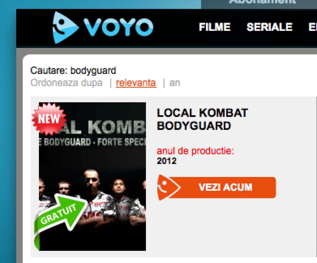 Atentie, o sa fie SHOW! :) Voyo transmite LIVE supergala Bodyguard de vineri! In plus, ai peste 200 de filme gratis toata luna!_4