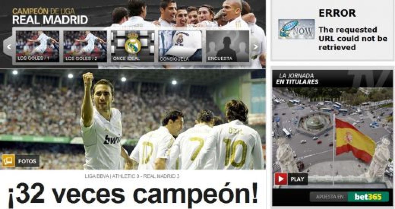 Marca se INCHINA la Mourinho si ai lui! Sport.es si-a batut joc de titlul lui The Special One! Vezi ce-a scris: tot Madridul s-a enervat_1