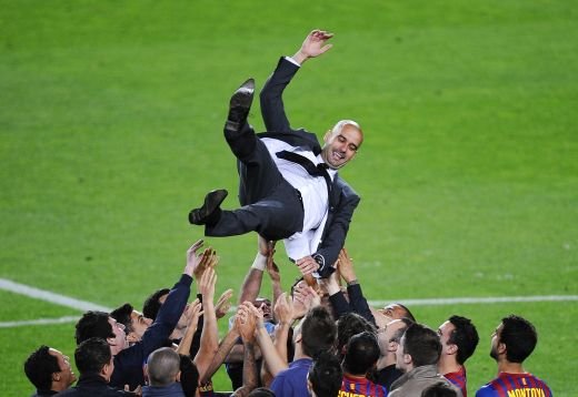 VIDEO! Cu ochii in lacrimi, Guardiola a tinut ultimul discurs pe Nou Camp! Vezi momentele emotionante si cum i-au multumit fanii si jucatorii lui Pep:_3