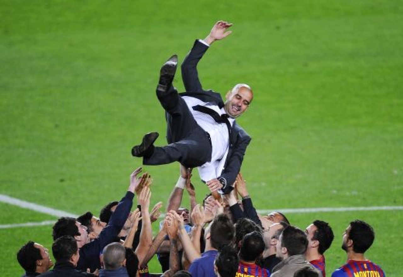 VIDEO! Cu ochii in lacrimi, Guardiola a tinut ultimul discurs pe Nou Camp! Vezi momentele emotionante si cum i-au multumit fanii si jucatorii lui Pep:_3