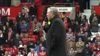 Ferguson si-a luat ADIO de la suporteri pe Old Trafford cu un discurs ca al lui Guardiola! Ce mesaj le-a transmis rivalilor de la City: