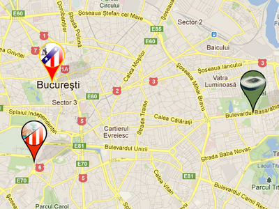 Spaniolii si-au impartit Bucurestiul! Vezi unde stau cele 2 galerii si ce TEAPA si-au luat in taxi primii fani veniti la marea finala: