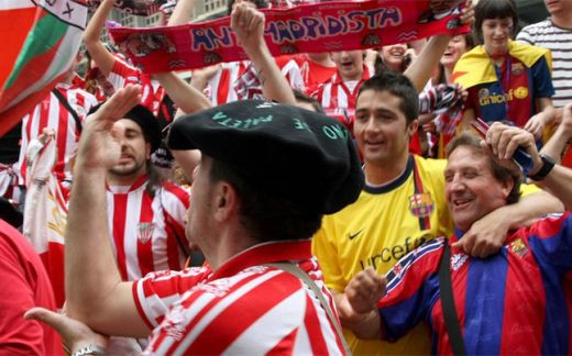 Alianta ISTORICA facuta de fanii lui Bilbao: Va fi o fiesta de 350 de persoane! Vom sta la aceeasi masa inainte de finala! Cu cine s-au imprietenit bascii: