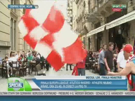 VIDEO! Fanii lui Bilbao au facut o atmosfera incendiara in Bucuresti! Vezi imagini nebune din Centrul Vechi