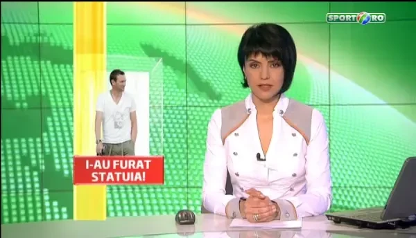 VIDEO Statuia lui Craioveanu de la Madrid, FURATA! Cum a reactionat fostul star de la Getafe!