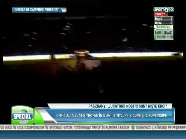 VIDEO Moment de BEZNA TOTALA la Cluj! Ce surpriza au avut CAMPIONII dupa meciul cu Steaua!