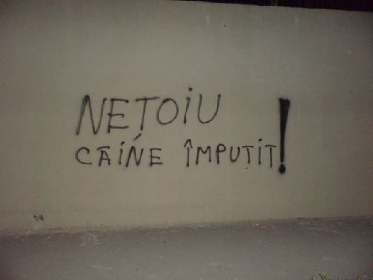 Suporterii Craiovei, scrisoare pentru Presedinte! Orasul a fost impanzit noaptea trecuta de mesaje pentru Stiinta! FOTO:_8
