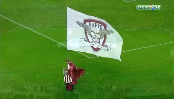 Imagini UNICE in Romania! Coregrafie PE TEREN la Rapid - Dinamo! Nebunie TOTALA la finala milioanelor de romani