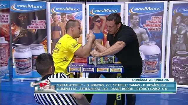 Romania, mai tare ca Ungaria la skandenberg: Pitbull Tamas si Olimpiu Fat au fost invincibili!