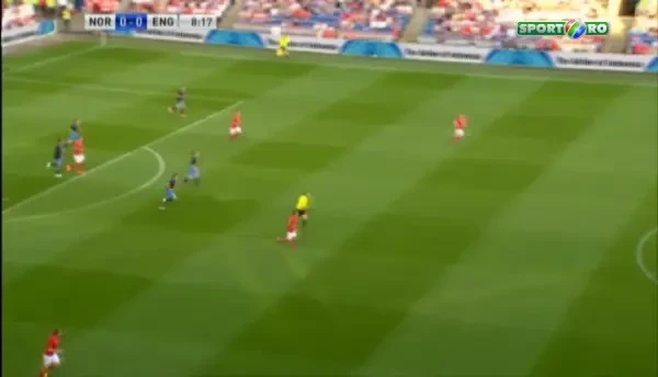 Gol Ashley Young in Anglia - Norvegia