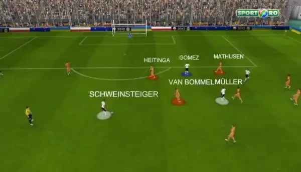 Nemtii REINVENTEAZA tiki-taka! Faza SUPERBA la golul lui Super Mario Gomez! Schweinsteiger a dat o pasa GENIALA! Vezi golul 3D