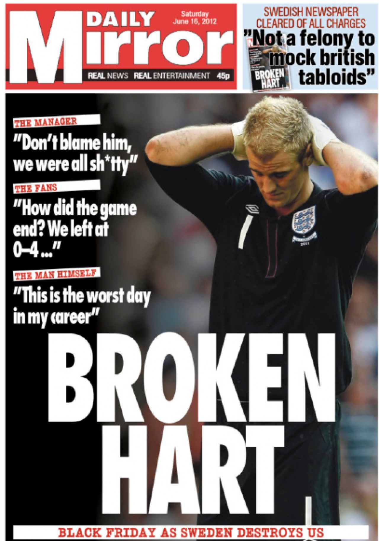 EUROBLOG, ZIUA 8 | 'F**k off, Hart!