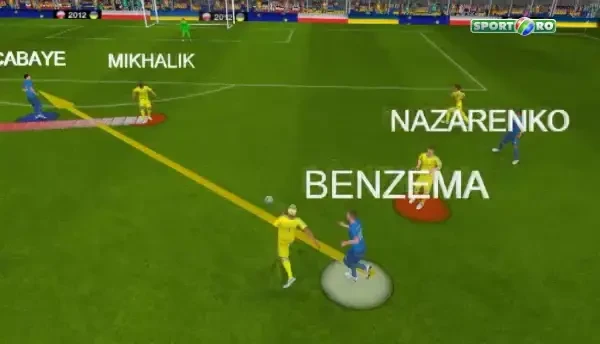 VIDEO: Primul gol la nationala dupa o pasa SUPERBA a lui Benzema! Omul dorit de Man United a spart gheata! Vezi reusita 3D cu care a fost executata Ucraina: