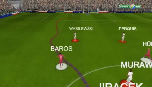 Golul care a ucis visele a 40 de milioane de polonezi! Vezi golul lui Jiracek care a stabilit o premiera istorica! VIDEO 3D