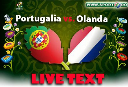 Umilinta pentru Portocala Mecanica! Portugalia 2-1 Olanda! S-a terminat! Portugalia e in sferturi si va juca in fata Cehiei! Ronaldo a fost SENZATIONAL!