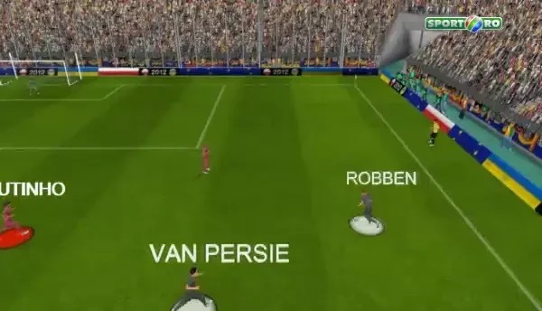 BIJUTERIA aplaudata de un stadion intreg la Euro! Van der Vaart a dat un gol FABULOS in fata lui Ronaldo! VIDEO 3D