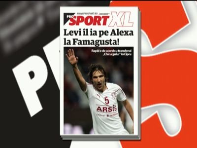 Citeste Joi in Pro Sport: Rapid vinde TOT! Alexa va fi antrenat de Ronny Levy in Cipru la anul!