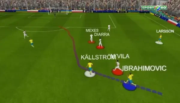 N-a reust sa evite ZLATASTROFA! Ibra a reusit cel mai frumos gol de la EURO! Vezi minunatia 3D care a pus toata Suedia in genunchi: