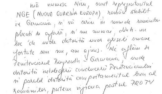 EMOTIONANT! Scrisoarea unui roman dintr-o puscarie din Germania: 