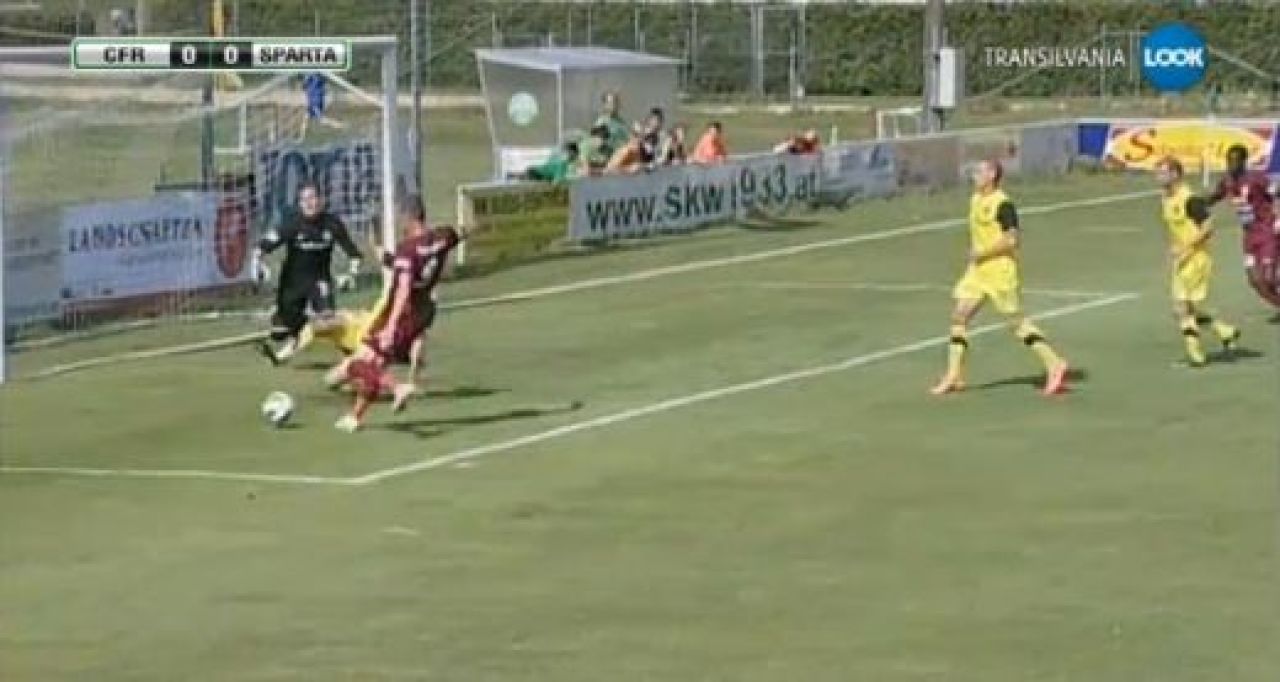 VIDEO | Campioana Romaniei, DISTRUSA de un SUPER gol! Kapetanos a dat bara din 3 metri! CFR Cluj 0-1 Sparta Praga!_5