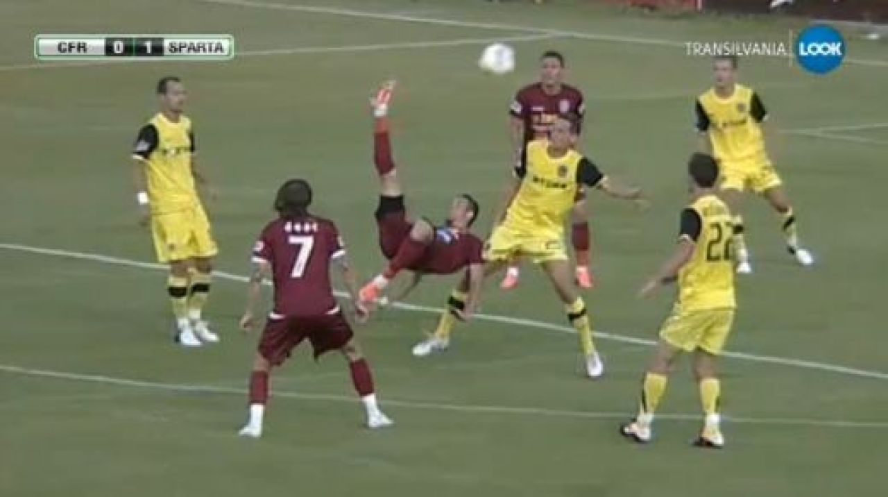 VIDEO | Campioana Romaniei, DISTRUSA de un SUPER gol! Kapetanos a dat bara din 3 metri! CFR Cluj 0-1 Sparta Praga!_11