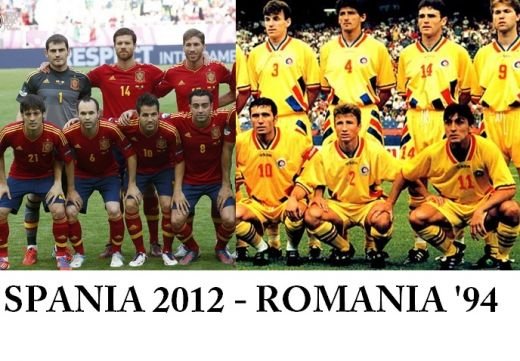 Asta e declaratia zilei: Romania 94 ar bate Spania de azi cu 2-1 Comenteaza si tu! Hagi sau Xavi? Casillas sau Stelea?