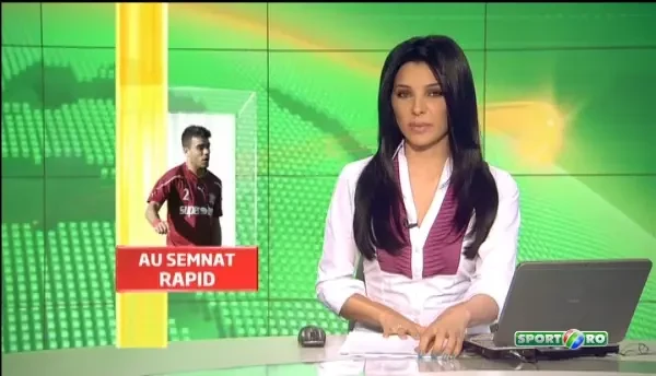 Cine e asta, ma? Rapidistii s-au facut ca ploua cand l-au vazut pe VETERANUL echipei! Au si de ce, nu prea mai seamana :)