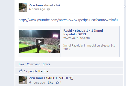Postare incredibila a lui Zicu pe Facebook! Stelistii i-au dat SPAM, dinamovistii au tipat: TRADARE! Vezi ce filmulet a pus: