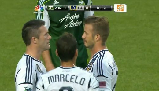 Beckham a aratat din nou de ce are un sut UNIC in fotbal! Lovitura senzationala de la 30m! Doua goluri intr-un meci terminat 5-3! VIDEO ULUITOR