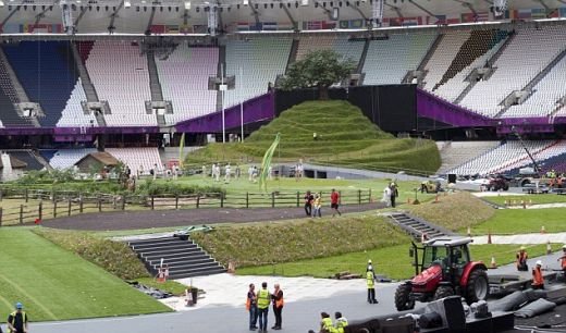 FOTO Ceremonie IMPRESIONANTA la Jocurile Olimpice! Un SAT intreg se muta pe stadion! Cum arata REGIA de 35 de milioane:_4