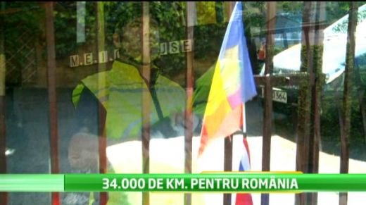 Trei ani si 34 de mii de kilometri! Atat a facut un roman cu bicicleta pentru Jocurile Olimpice! VIDEO
