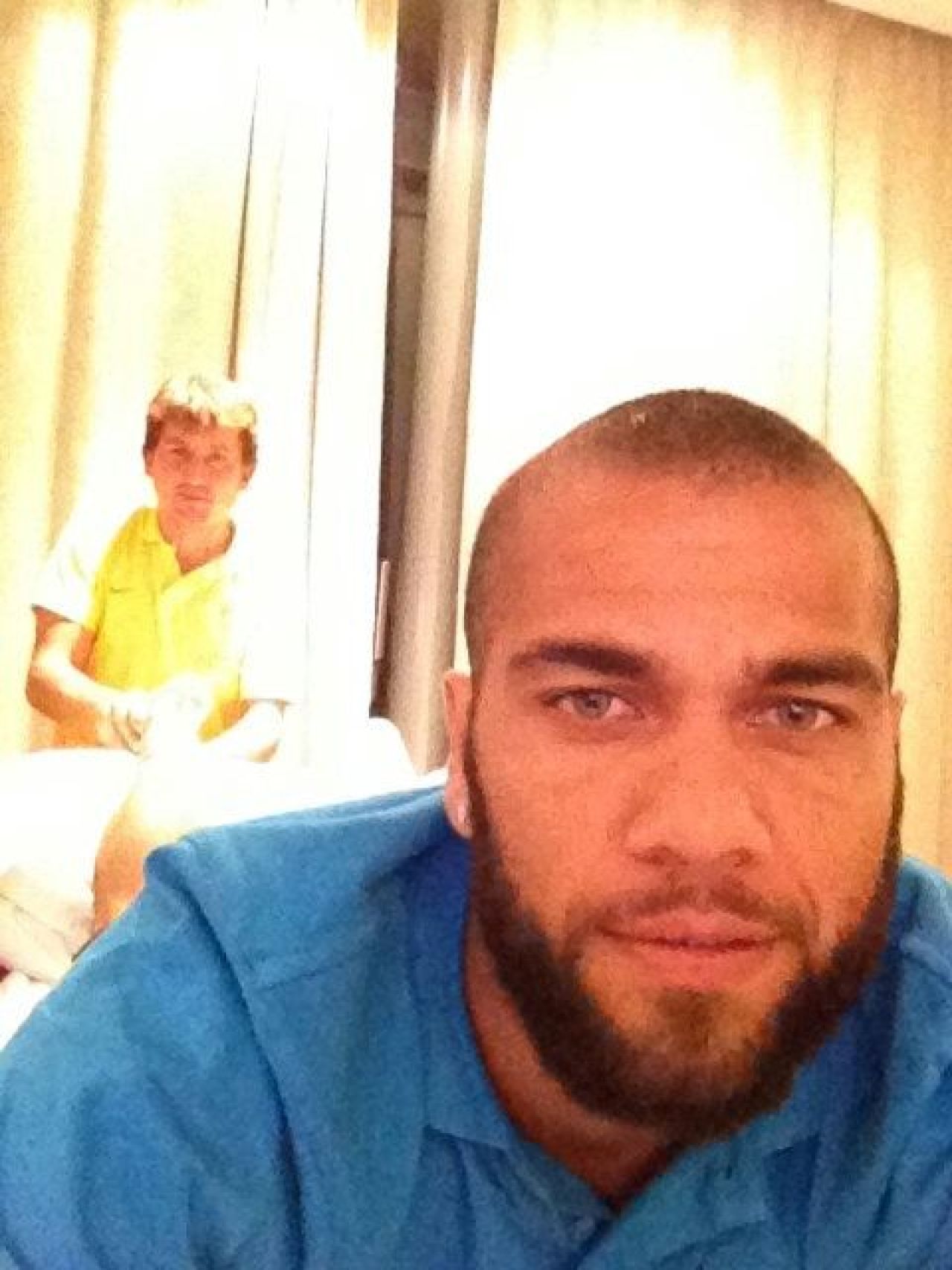 FOTO Un gigant de la Hollywood a venit la Bucuresti sa vada starurile Barcei! Dani Alves si-a tras freza de Oscar! Pe cine imita:_1