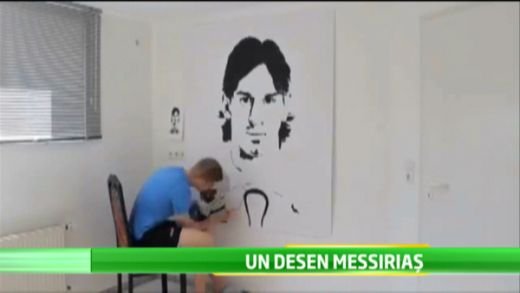 Messi, surprins cu chilotii la vedere! :) La ce s-a gandit un fan care il are idol pe Leo! VIDEO