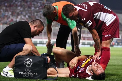 Viitorul NU suna bine! CFR a primit cea mai proasta veste! Cea mai grava accidentare pentru un fotbalist! VEZI cat sta!