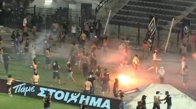 Rapid Viena si PAOK Salonic,&nbsp;AFARA din Europa League din cauza suporterilor! Vezi imaginile care au SPERIAT Europa! VIDEO