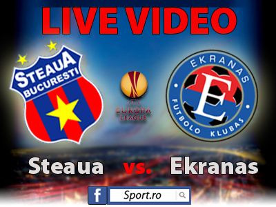VIDEO: Steaua, a 9-a calificare consecutiva in grupe: Steaua 3-0 Ekranas! Vezi aici toate golurile: