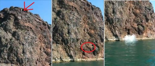 A baut cateva beri ca sa-si faca curaj: Prietenii l-au sustinut! Saritura asta o va regreta TOATA VIATA! VIDEO