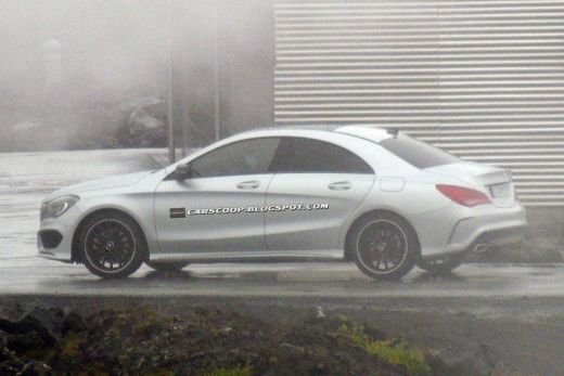 FOTO Secretul Mercedes a fost DESCOPERIT! Nemtii lanseaza o noua limuzina SPORT! Vezi primele imagini de la teste:_5
