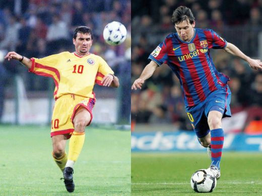 Regele nu e deloc modest! :) Stiti cum e, picior stang, explozie, doar am jucat si eu la Barcelona! Cum reactionat HAGI cand a fost comparat cu Messi: