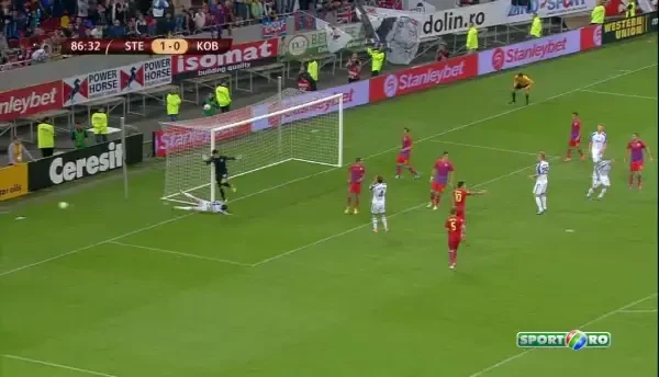 La un pas de DEZASTRU! National Arena a amutit, stelistilor le-a trecut glontul pe la ureche! Faza la care Steaua a fost salvata de cativa centimetri! VIDEO