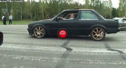 VIDEO Cursa cu final NEASTEPTAT! Ferrari 458 Italia vs BMW din 1980! Cine castiga?