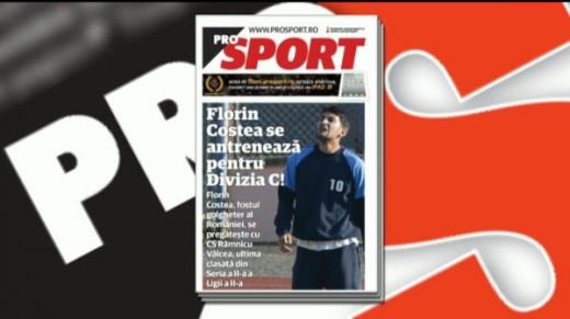 Citeste marti in ProSport: fostul golgheter al Romaniei si marea speranta a Stelei se antreneaza pentru divizia C!
