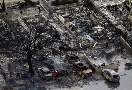 FOTO CUTREMURATOR! Aici erau 111 case! Imaginea DISPERATA a americanilor dupa uraganul Sandy! Cum arata New York:_16