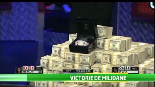 La inceputul anului era intr-o clinica de dezintoxicare! Astazi e campionul lumii la poker si e mai bogat cu 8.5 milioane de dolari