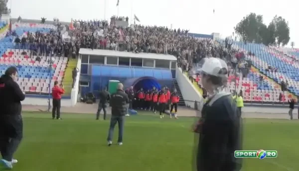 Jucatorii au INGHETAT cand au iesit de la vestiare in Ghencea!