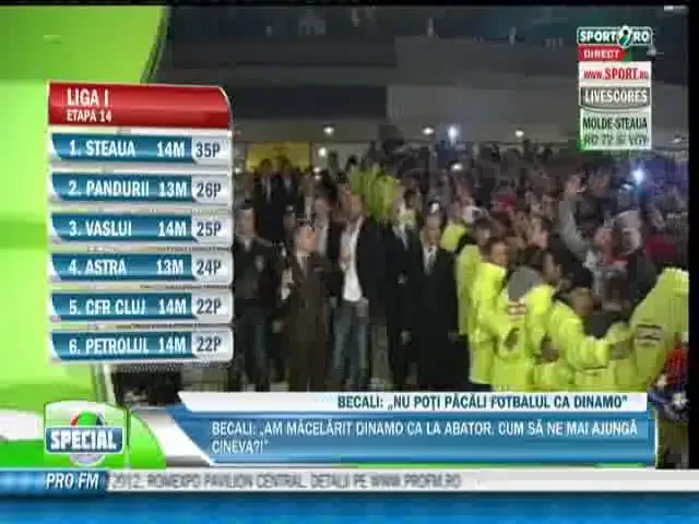 VIDEO REVELION la National Arena! Becali a desfacut deja SAMPANIA! Scene de NEBUNIE dupa victoria cu Dinamo: