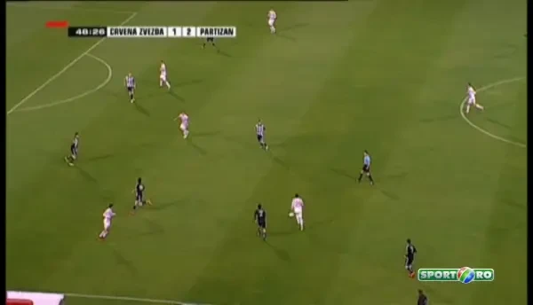 Milvojevici arunca stadionul in aer cu un super sut de la 25 de metri!